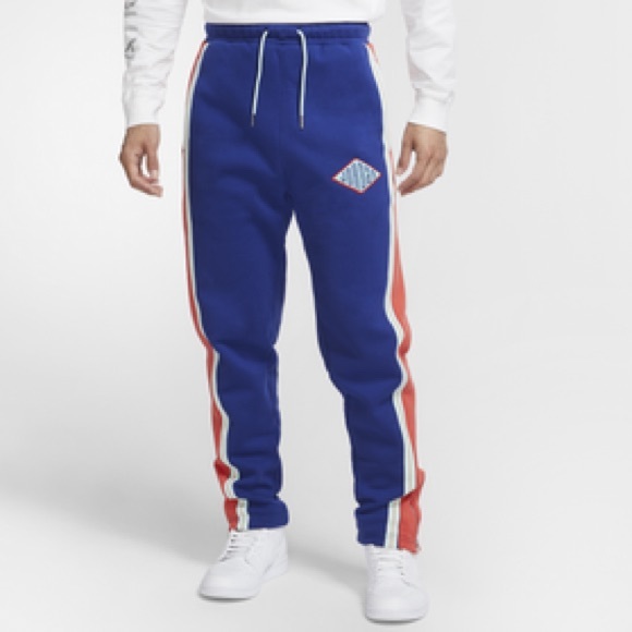 🆕💙🧡 JORDAN RETRO SWEATPANTS 🧡💙🆕 - Picture 5 of 8